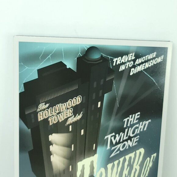 Tower Of Terror Twilight Zone Wall Photo Art Board Print 11.75in x 7.25in - Picture 3 of 7